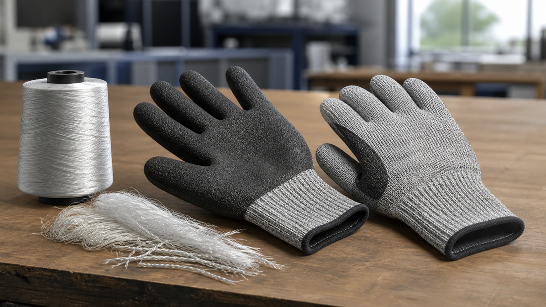 AI-generated editorial image for HPPE gloves explained: the fibre behind modern cut protection