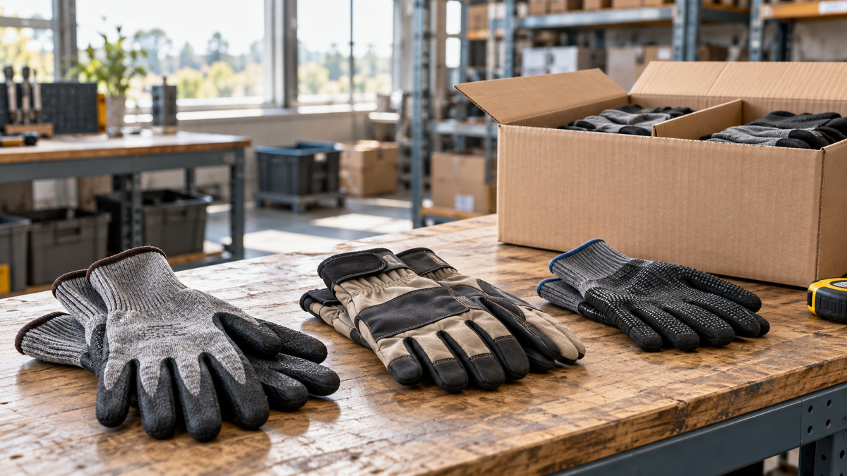 AI-generated editorial image for Bulk work gloves: a buyer’s guide for businesses