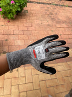 Side view of the palm and fingers of a SiteGrips work glove.